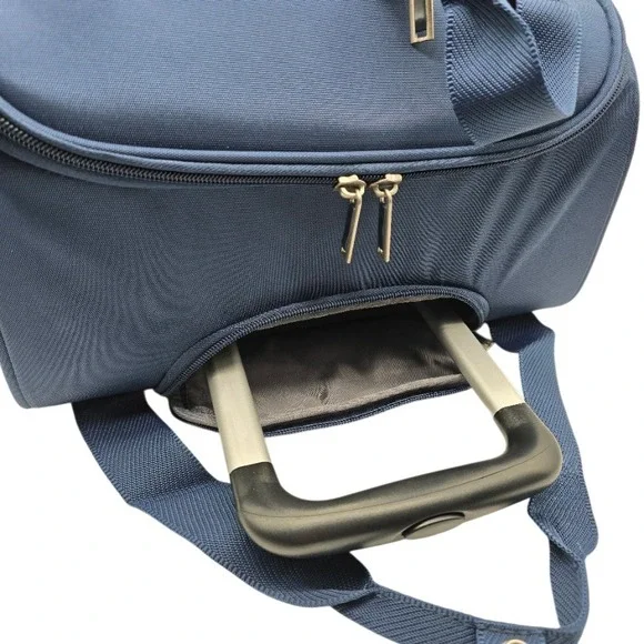 Samsonite Underseat Carry-On Spinner Luggage USB Port Blue One Size Travel
